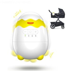 Rechargeable Baby Rocker for Strollers - 5 Vibration Speeds & 4 Timer Modes